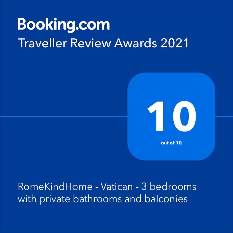 Romekindhome - Vatican - 3 Bedrooms With Private Bathrooms And Balconies Appartamento